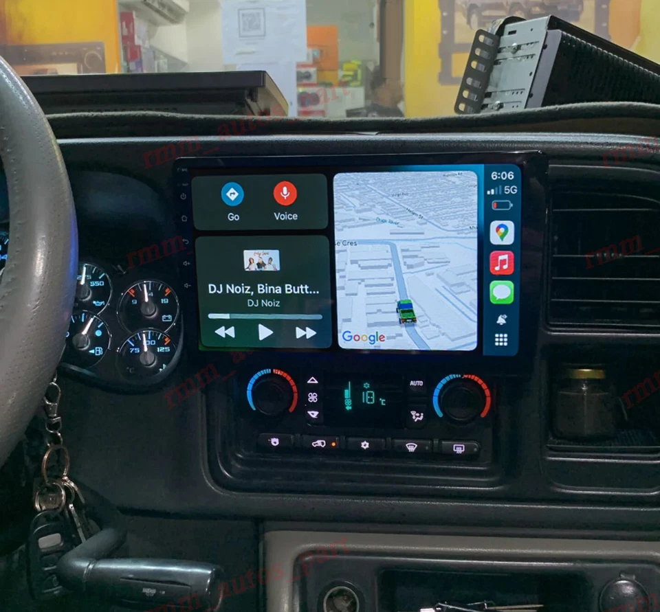 10.1" Carplay For Cadillac Escalade 2003-2006 Android 15 Car Radio GPS Stereo Foto 2 de 4