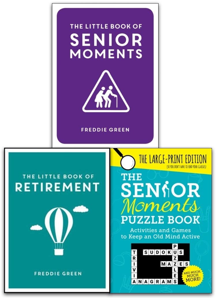 The Little Book of Senior Moments,Little Book of Retirement,Senior Mom 3 Books