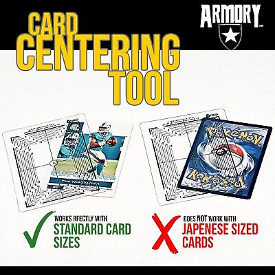  Legends Card Grading Centering Tool with Cleaning