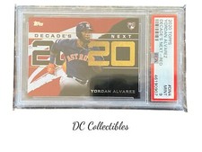 2020 Topps YORDAN ALVAREZ Decade's Next #DNR4, RED 1/10 PSA 9 MINT POP 2! NO 10s
