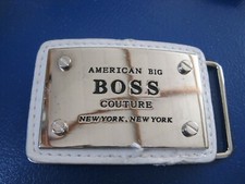 Classico Italia A381 , American Big BOSS Couture New York New York Belt Buckle