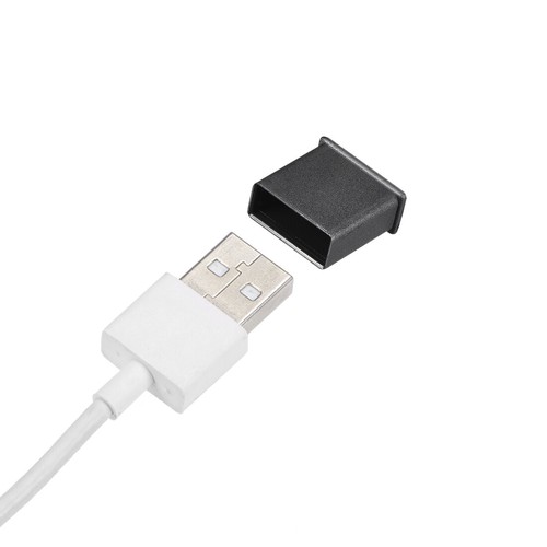 5St Schutzkappe Silikon USB Anschluss Anti Staub für USB 2,0 13mmx5mm Schwarz - Bild 3 von 5