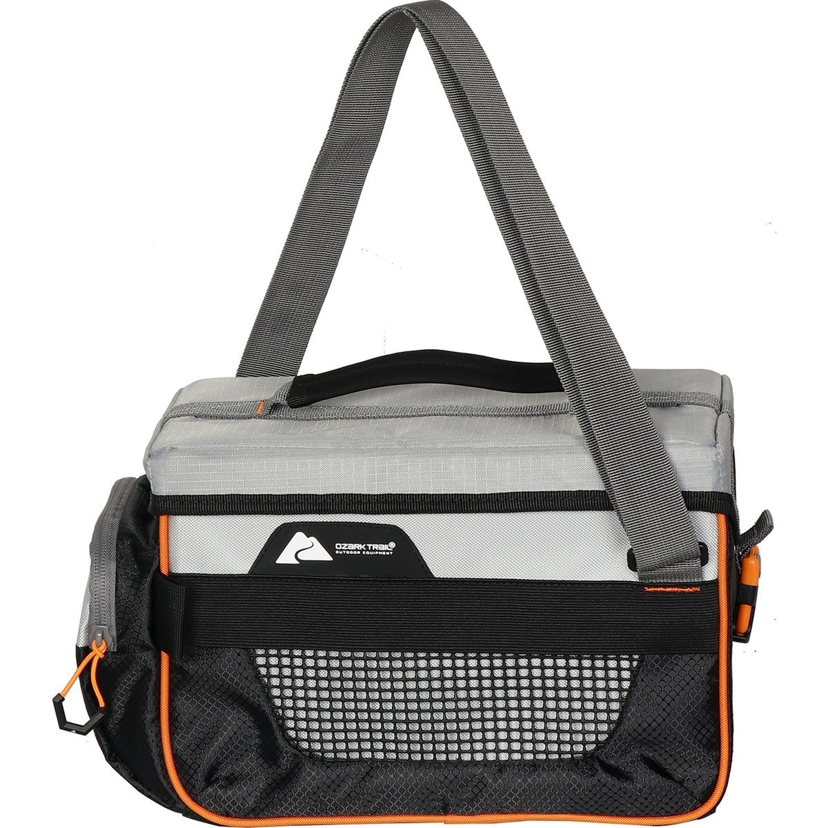 Ozark Trail 3600 Tackle Bag with Trays, Gray, Water Resistance