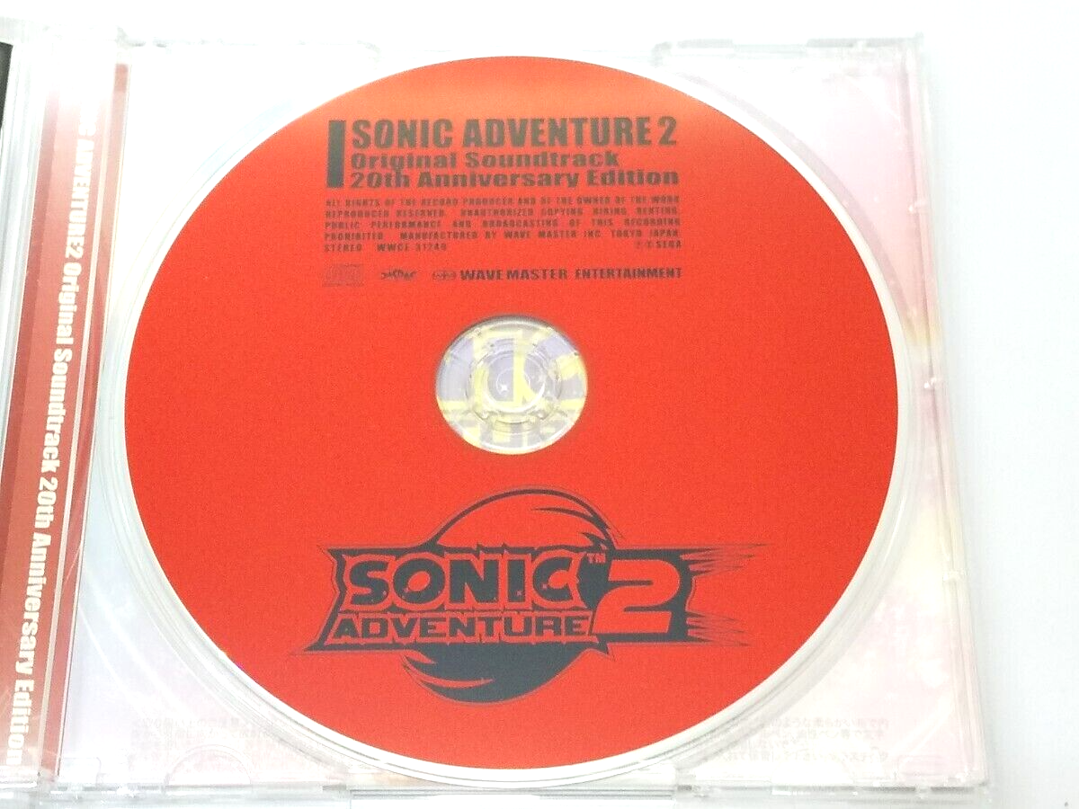 SONIC ADVENTURE 2 Original Soundtrack 20th Anniversary Edition CD