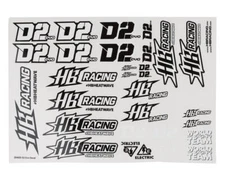 HB Racing D2 Evo Sticker Sheet [HBS204826]