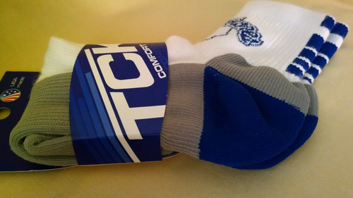 INDIANA STATE UNIVERSITY SOCKS NEW ISU SYCAMORES TCK COMFORT SIZE MEDIUM USA. - Picture 7 of 8