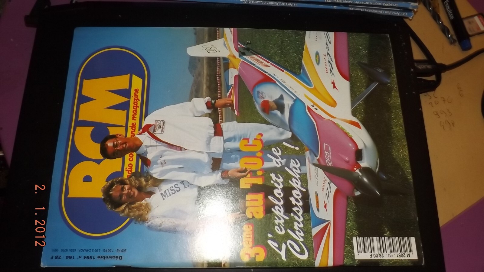 T.0 Revue RCM N°164 Plan Encarté Piccolo / Hummingbird / Phaeton / ASW 12