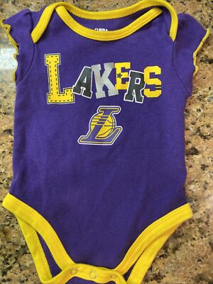 Baby Lakers Outfit 0-3 Mos Girl