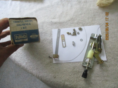 NOS 1965 FORD FAIRLANE, FALCON, COMET THROTTLE CONTROL KIT-PART C5AZ-9B742-A