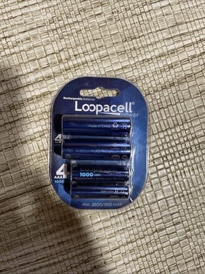 Best AA Rechargeable Batteries 8 AA 2700mAh And 8 AAA LOOPACELL Ni-MH Cell+ Case