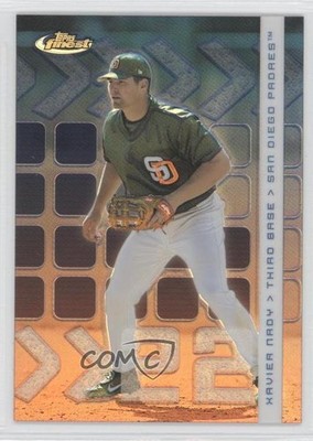 2002 Topps Finest Refractor 113/499 Xavier Nady #100 0j6