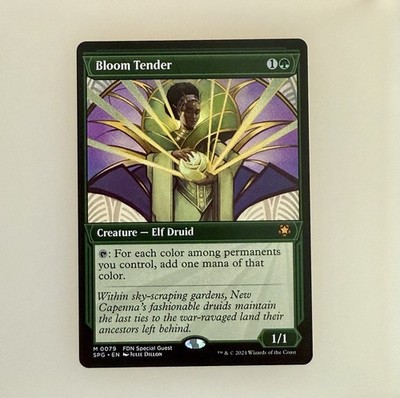 Magic the Gathering: Bloom Tender (Showcase) Special Guests Regular NM