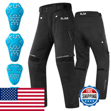 Ilm Motorcycle Riding Pants Men Ce Armored Motocross Touring All Season