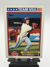 1992 Topps Dairy Queen Team USA #26 Steve Rodriguez Rookie Card. rookie card picture