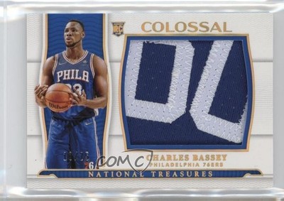 2021-22 Panini National Treasures Prime 18/25 Charles Bassey #CR-CBS RC 4f5