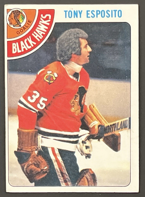 Topps Tony Esposito #250 Chicago Blackhawks NHL Hockey Card 1978-79