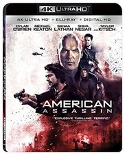 American Assassin (4K UHD Blu-ray) Michael Keaton Taylor Kitsch Dylan O'Brien