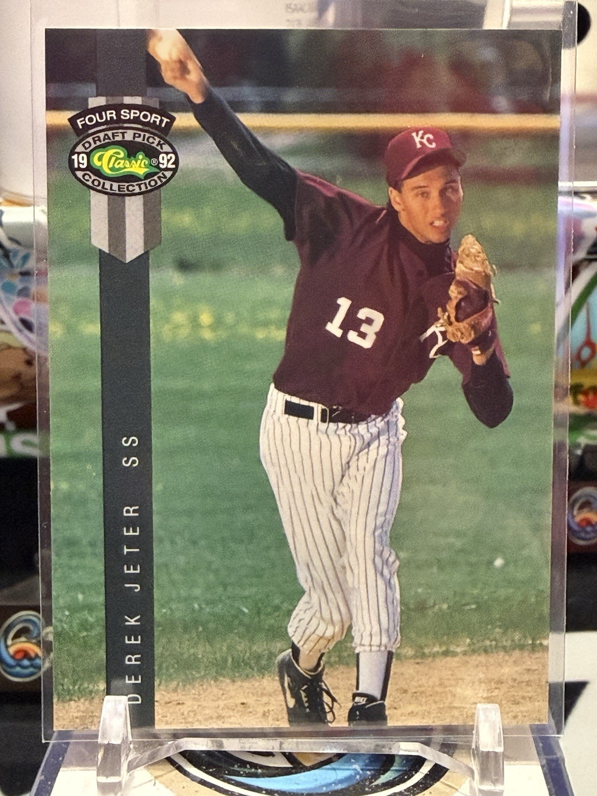 1992 Classic Four Sport Draft Pick Collection - Derek Jeter #231 (RC) JW
