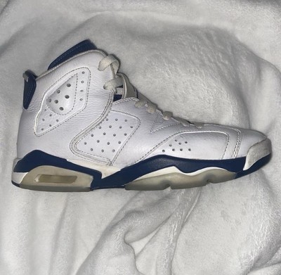 Jordan Air Jordan 6 Midnight Navy White Navy High Top  display picture 3