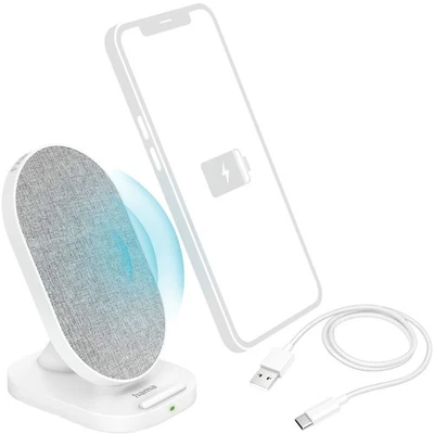 Hama QI Wireless Charger Ladegerät Kabellos für Apple iPhone 17 16 16e 15 14 13 - Bild 1 von 4