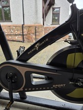 Nero Sports Exercise Bike Black and Yellow Excellent Condition No Screen