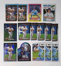 (15) DAVIS SCHNEIDER Rookie RC Lot - Topps Parallels Chrome Inserts - Blue Jays