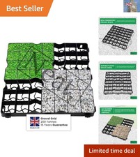 Durable 20-Pack Plastic Shed Base Grids - Heavy-Duty 5m² Lawn & Garden Support
