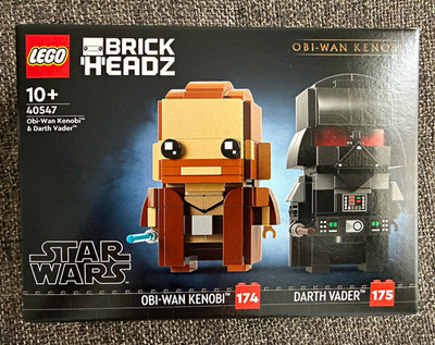 LEGO Star Wars BrickHeadz 40547 Obi-Wan Kenobi & Darth Vader Set 260 Teile 10+