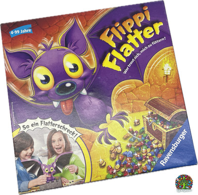 Ravensburger Flippi Flatter Brettspiel Kinderspiel Fledermaus komplett getestet