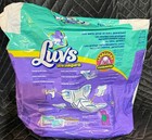 (4) 1998 Vintage Luvs PLASTIC Diapers Size 5 + Open Bag - Barney! — photo 2