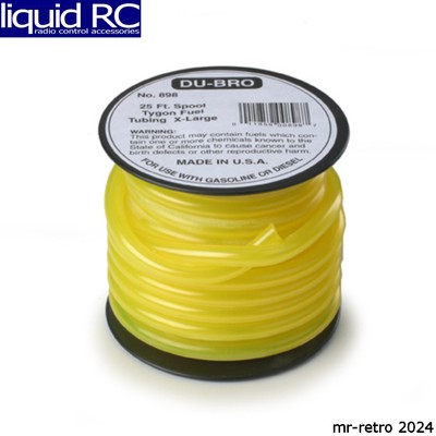 DU-BRO 898 Tygon? Fuel Tubing Extra Large; 5/32 ID 25 Length