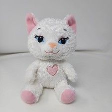 Build A Bear Smallfrys Sassy Kitty Cat White Pink Plush Soft Toy 2010 7" Stuffed