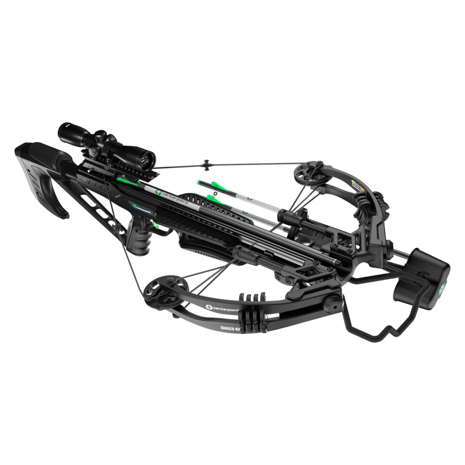 CenterPoint C0001 Archery Dagger 405 Compound Crossbow with Scope & Accessories
