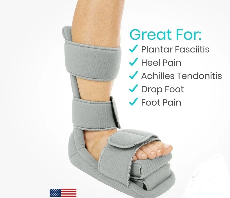 Vive Plantar Fasciitis Night Splint Plus Trigger Point Stretch Wedges - Soft  - Image 2 of 4
