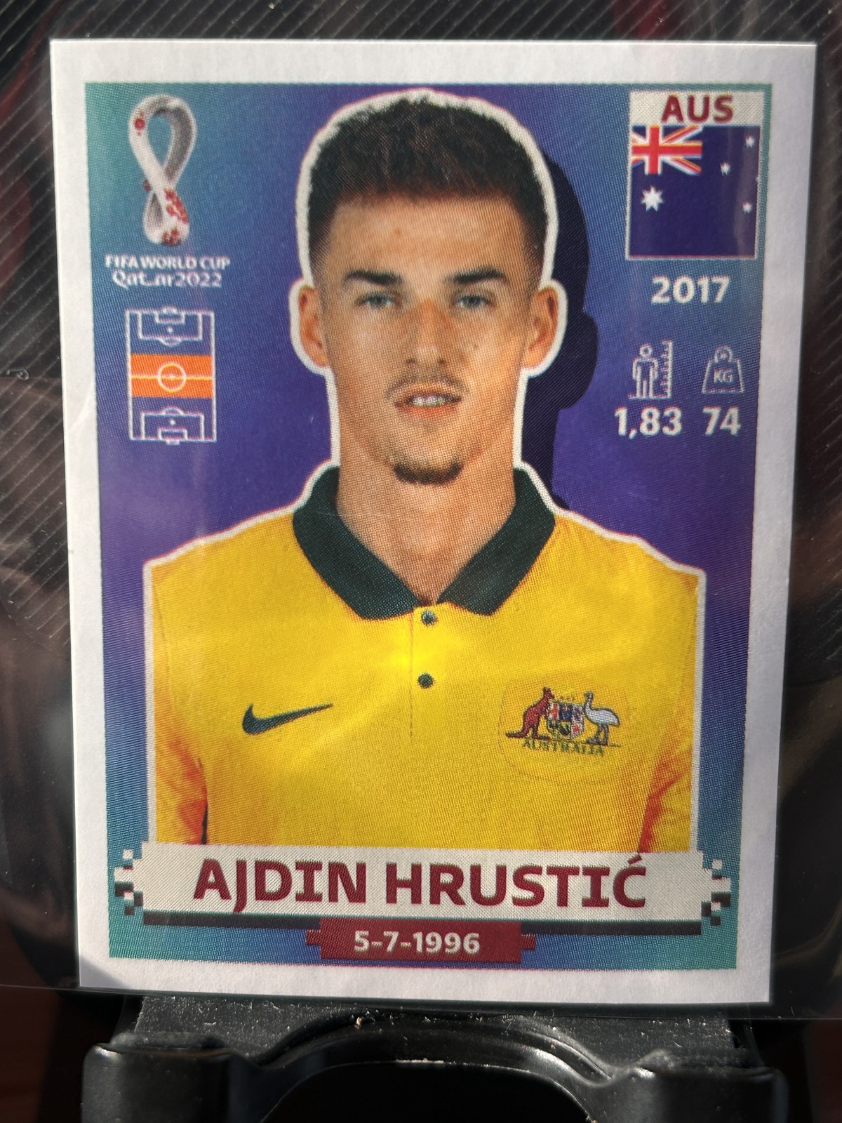 2022 Panini FIFA World Cup: Qatar 2022 Stickers Ajdin Hrustic #AUS 11 Australia