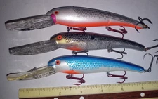 lot of 3 Manns Stretch 20 + lures - Three Mann's S 20+ Vintage Crankbaits
