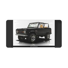 1977 Ford Bronco License Vanity Plate 1977 Ford Bronco License Vanity Plate
