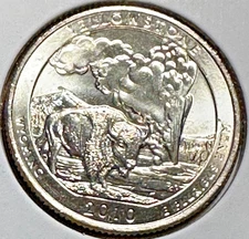 2010 P Yellowstone Washington Quarter