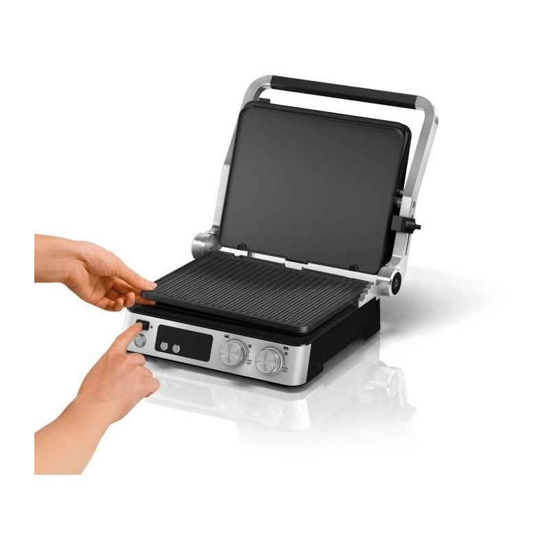 Multi Grill 7 BRAUN - Barbecue de table multifonctions 2000W avec 3 positions - 2