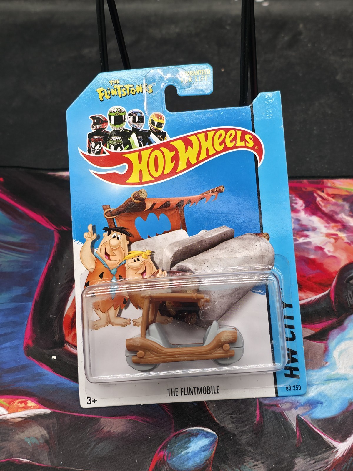 Hot Wheels City The Flintstones The Flintmobile Figure *83/250*