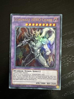 Contrast HERO Chaos SDHS-EN041 1st Edition Ultra Rare Structure Deck: HERO Strik