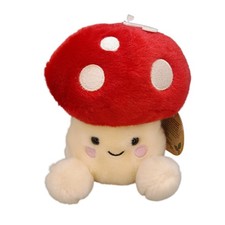 Aurora Palm Pals Amanita Mushroom Plush Red White 5 inch Stuffed Animal 33767
