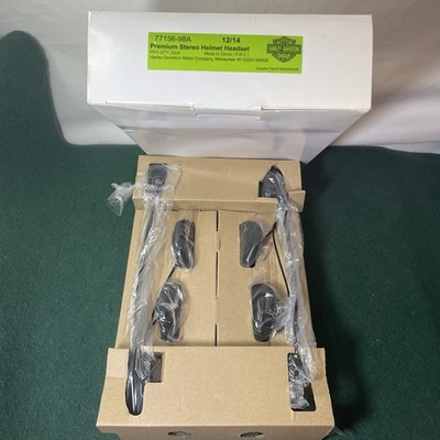 Harley-Davidson Premium Stereo Helmet Headset 2-Pack 77156-98A NEW