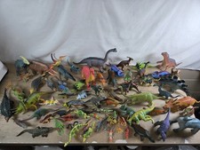 Vintage Dinosaurs And Prehistoric Animals miniature Plastic Mixed Lot