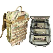 Backpack for transporting and storing two drones (53cm x 36cm x 20cm) Multicam💛