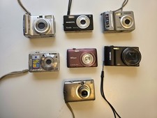 Lot of 7 Broken Digital Camera For Parts or Repair Not Working