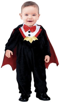 Fiestas Guirca Klein vampierkostuum met cape voor baby's - Halloween-kostuum voo