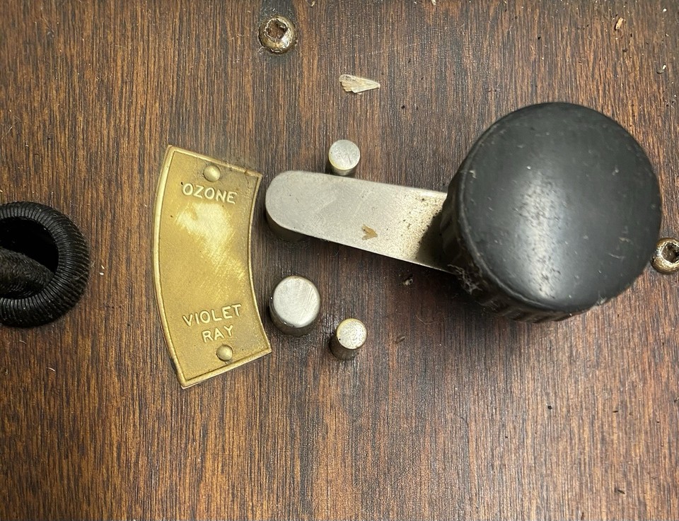 1922 RENULIFE Violet Ray Medical Quack Machine Electrode Tesla model R ...