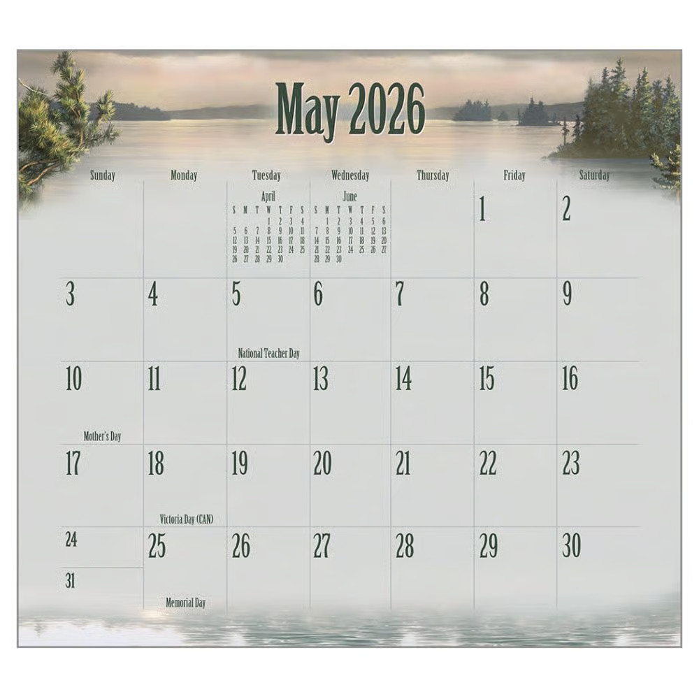 Legacy Publishing Group,  Wildlife by Hautman Brothers 2026 Wall Calendar, 13.38