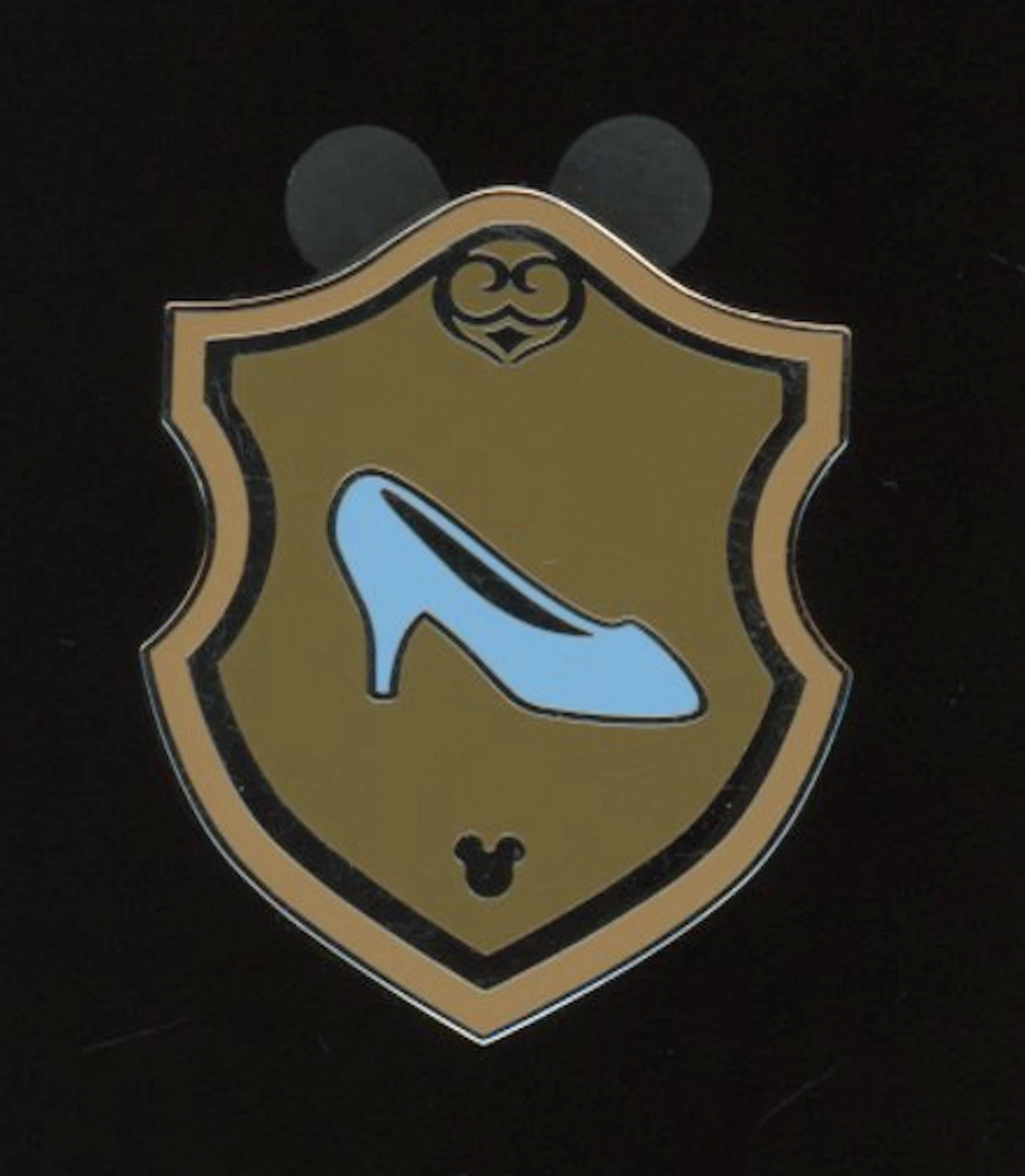 2018 Hidden Mickey Princess Crest Shield Cinderella Disney Pin 131137